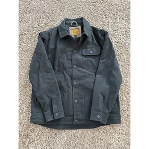 Venado Concealed Carry Shirt Jacket Canvas Black Red Plaid Flannel L Men